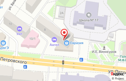 Аптека Рослек на улице Петровского на карте