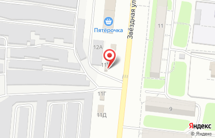 Киоск Grill nood в Красноглинском районе на карте