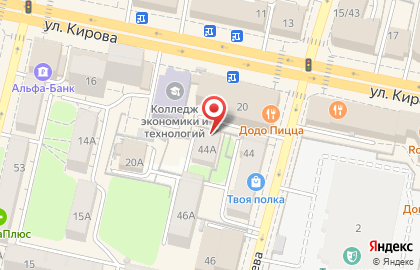 Энтер на улице Кирова на карте