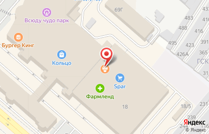 Магазин разливного пива Лаборатория живого пива в Советском районе на карте