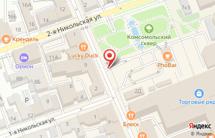 Каскад на карте
