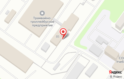 Трамвайно-троллейбусное предприятие на улице Шевченко на карте