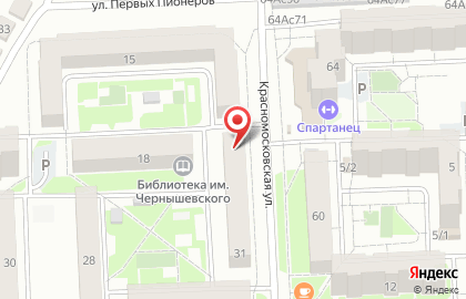 Магазин разливных напитков Пивной причал на Красномосковской улице на карте