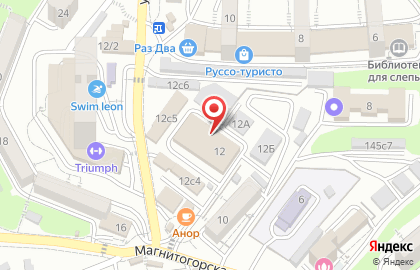 СТО Движок на Магнитогорской улице на карте