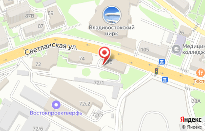 Мастерская по ремонту обуви на Светланской улице на карте