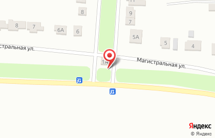Продовольственный магазин Высота на Магистралиной улице на карте