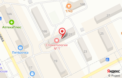 Областная больница г. Троицк на Советской улице на карте