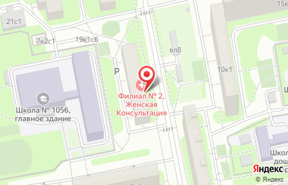Женская консультация Городская клиническая больница №52 на Штурвальной на карте