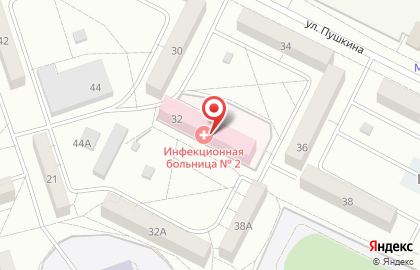 Инфекционная Больница муз г. Волжского на карте