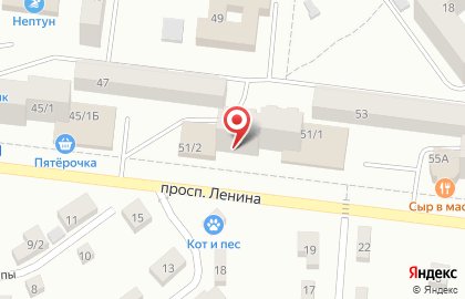 Салон красоты Фаворит на проспекте Ленина на карте