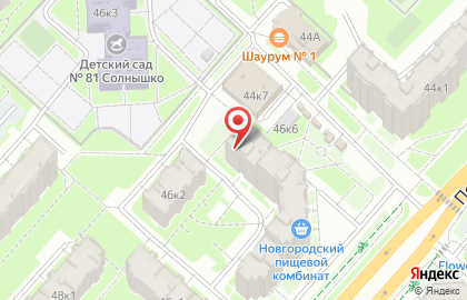 Салон Оптика в Великом Новгороде на карте