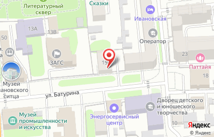 Клининговая компания Чистое решение на улице Батурина на карте