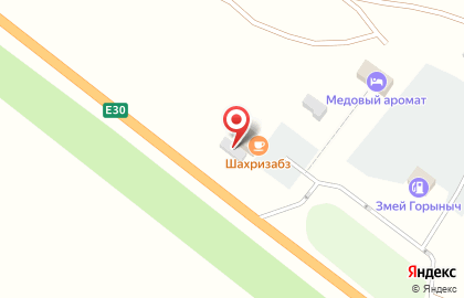 Кафе Шахрисабз в Рязани на карте