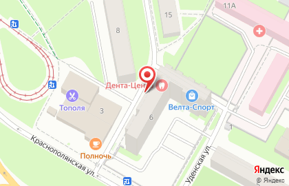 Стоматологический центр Дента-Центр на Серпуховской улице на карте
