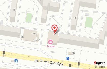 Бойлерная на азоте Крафт на кранах на улице 70 лет Октября на карте