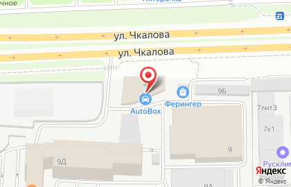 Автосервис AutoBox в Свердловском районе на карте