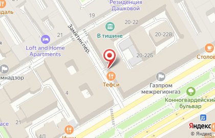 Сервис доставки еды РашТайм на карте