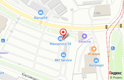 Автосервис MAXservice 54 на площади Карла Маркса на карте