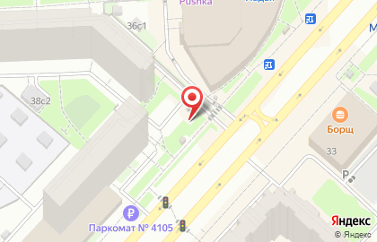 Киоск печатной продукции Алфавит на Дубравной улице на карте