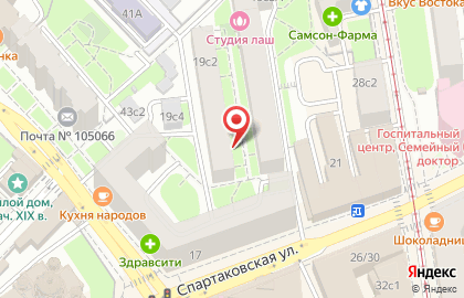 Ногтевая студия Nail на метро Бауманская на карте