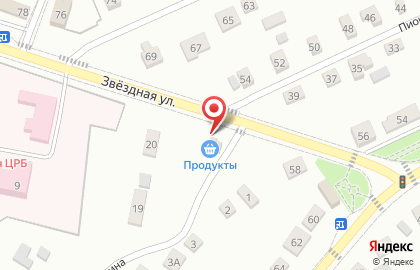 Продуктовый магазин в Саратове на карте