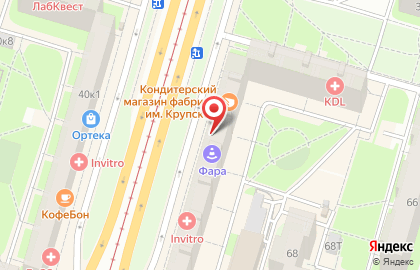 Зеленый квадрат на карте