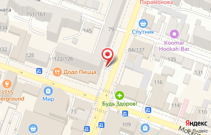 Салон оптики Оптика №1 на Московской улице на карте