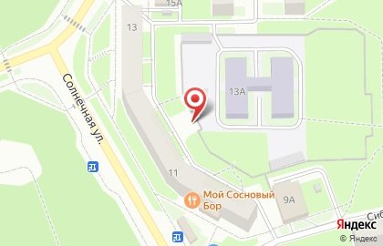 Маяк в Сосновом Бору на карте