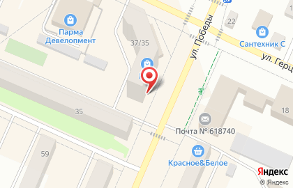 Оптика «Точка зрения» на улице Победы на карте