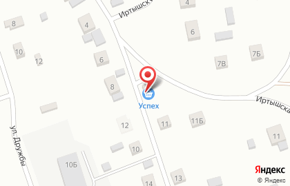 Магазин Успех на Рощинской улице на карте