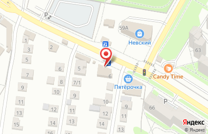 Минимаркет, ИП Ключникова В.И. на карте