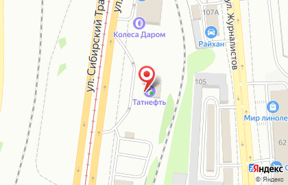 Татнефть в Советском районе на карте