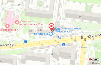 Банкомат UniCredit на Южно-Моравской улице на карте