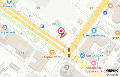 Сеть цветочных салонов в Октябрьском районе на карте
