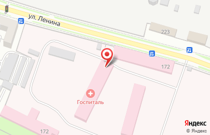 Военный госпиталь Благовещенского гарнизона на карте