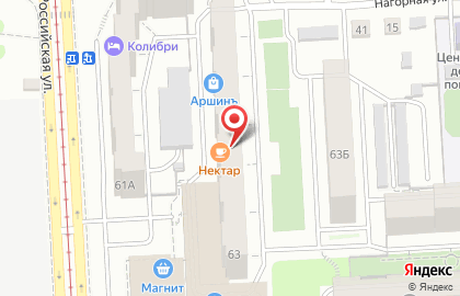 Магазин Красное & Белое на Российской улице, 63 на карте