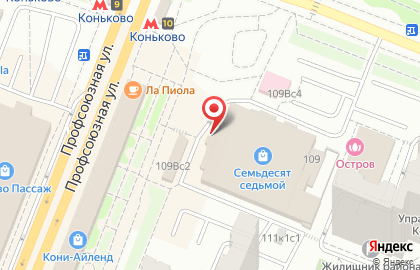 Терминал МТС-Банк на Профсоюзной улице на карте