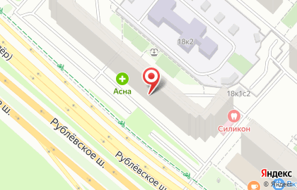 Артишок на Рублёвском шоссе на карте
