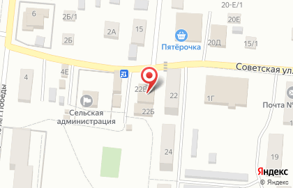 Хозяйственный на Юбилейной улице на карте