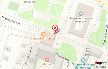 Фотоцентр на Пионерской улице на карте
