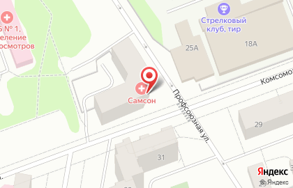 Служба доставки Crazy Tuna на Комсомольской на карте