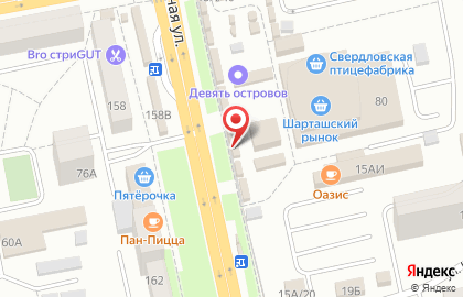 Зоомагазин Зоотрейд в Октябрьском районе на карте
