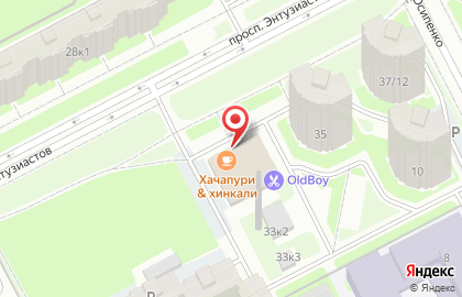 Кафе Хачапури & Хинкали в Красногвардейском районе на карте