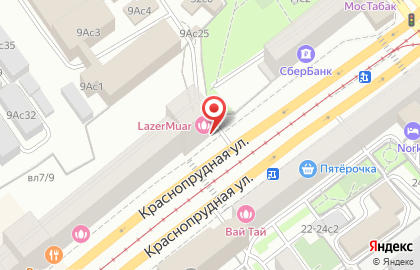 Интим-магазин Он и она в Красносельском районе на карте