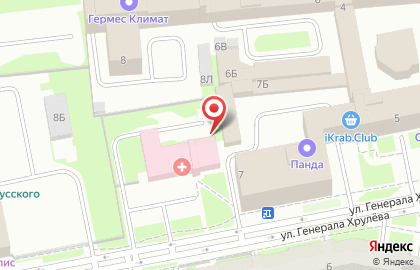 Травматологический пункт, Приморский район на улице Генерала Хрулёва на карте