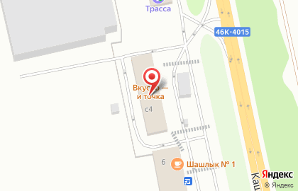 Супермаркет Да! на Каширском шоссе в Домодедово на карте