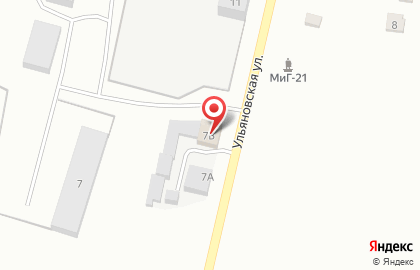 Аграрник на Ульяновской улице на карте