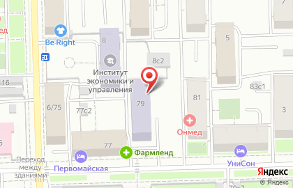 Московский Экономико-финансовый Институт на Первомайской на карте