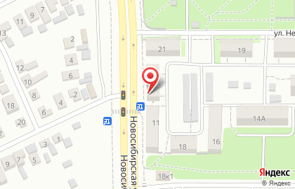 Магазин разливного пива Хмельбург на Новосибирской улице на карте
