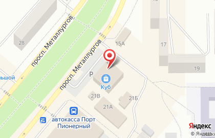 Россельхозбанк, АО на проспекте Металлургов на карте